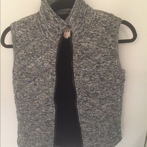 Thread & Supply Women's Grey Lightly Quilted Vest